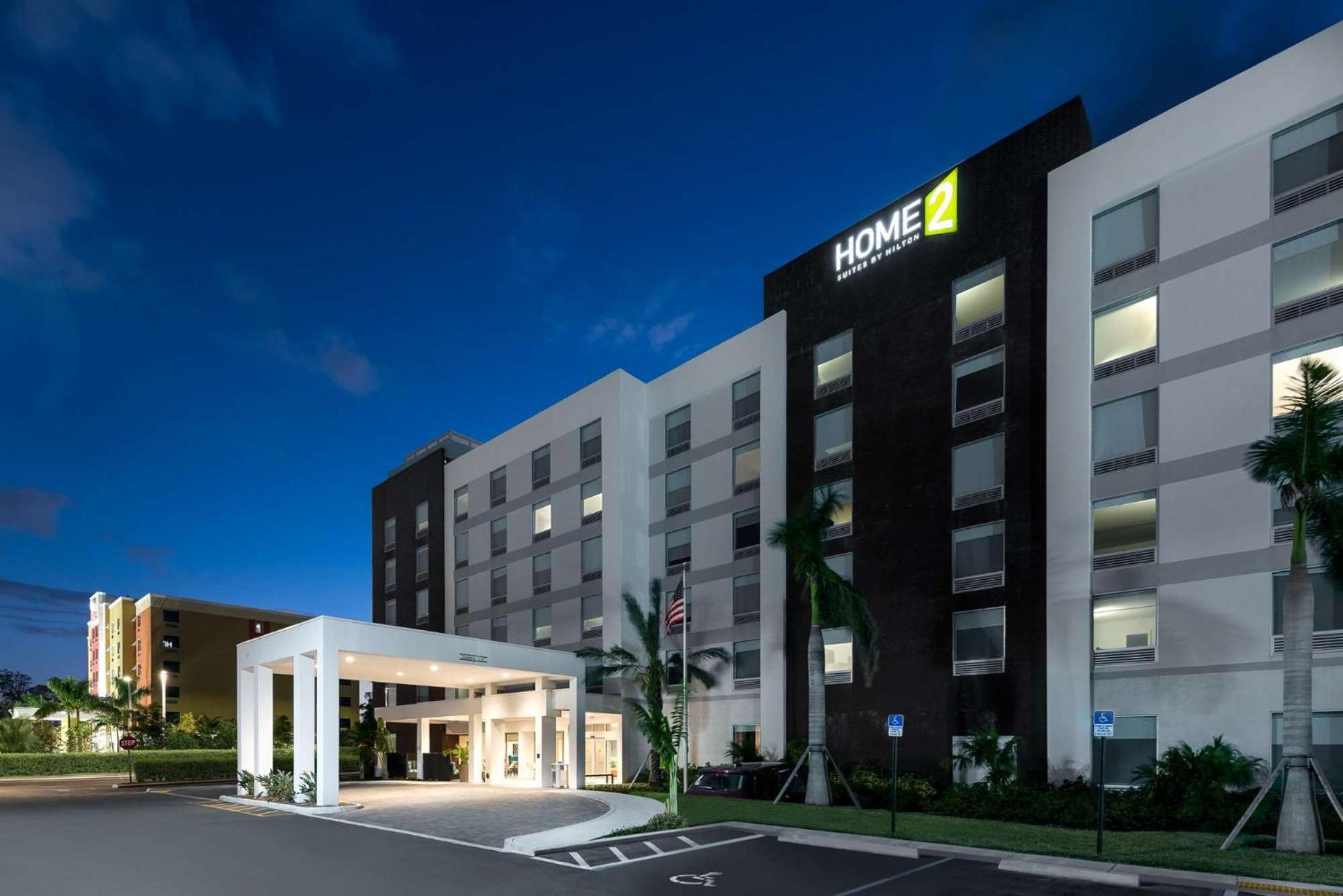 โฮม2 สวีท บาย ฮิลตัน ฟอร์ต ลอเดอร์เดลแอร์พอร์ต/ครูซ พอร์ต Hotel ดาเนียบีช ภายนอก รูปภาพ